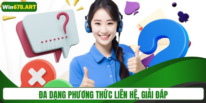 Cập nhật phương thức liên hệ, giải đáp